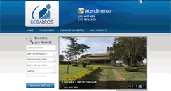 Desktop Screenshot of debarrosimoveis.com.br